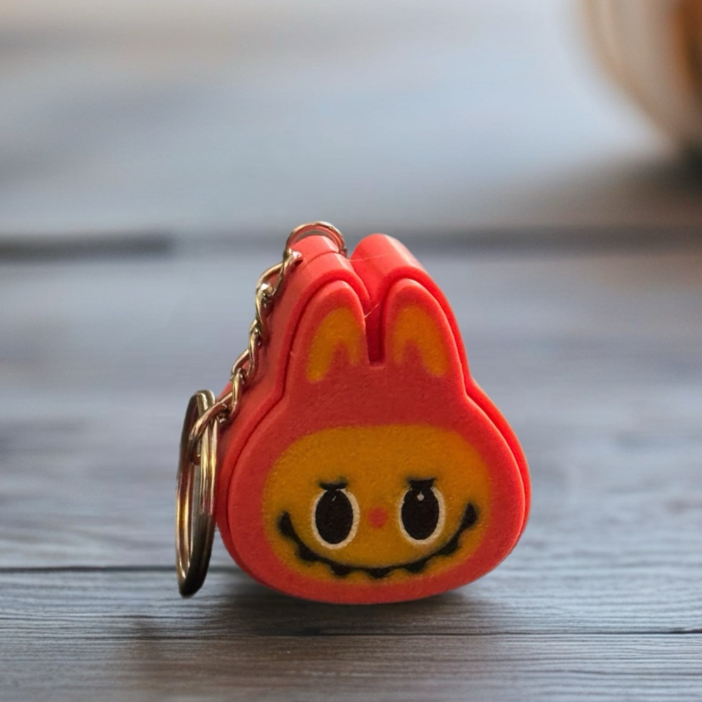 Labubu Bunny Clicker Fidget Keychain – 3D Printed